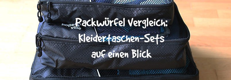 Reise Koffer-Organizer Packtaschen Kleidertaschen Packwürfel Set 9-teilig  Urlaub